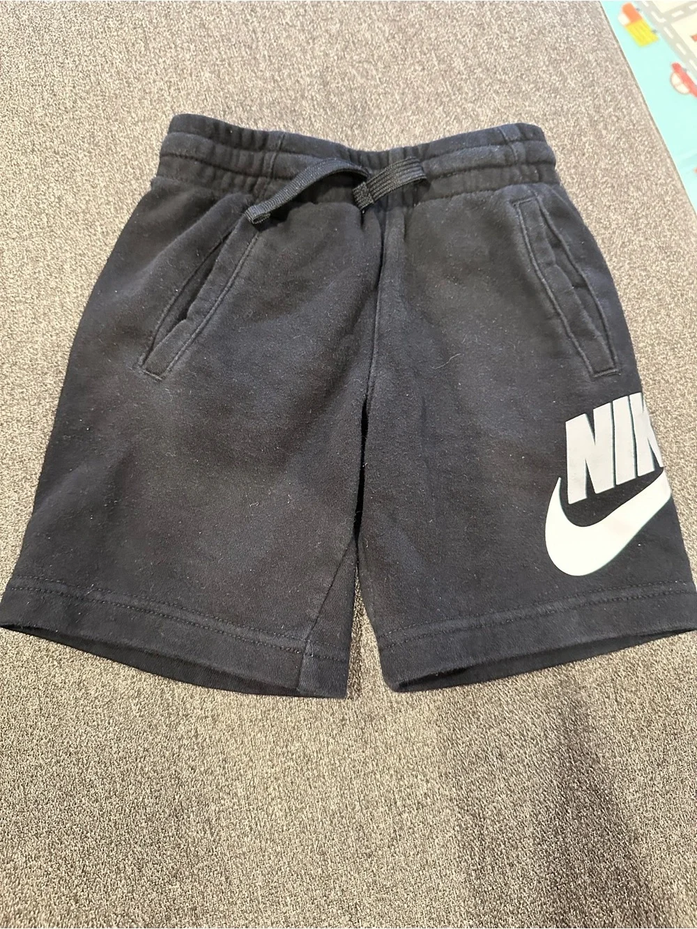🤑EU Nike Kids' Club Fleece French Terry Black Shorts🤑